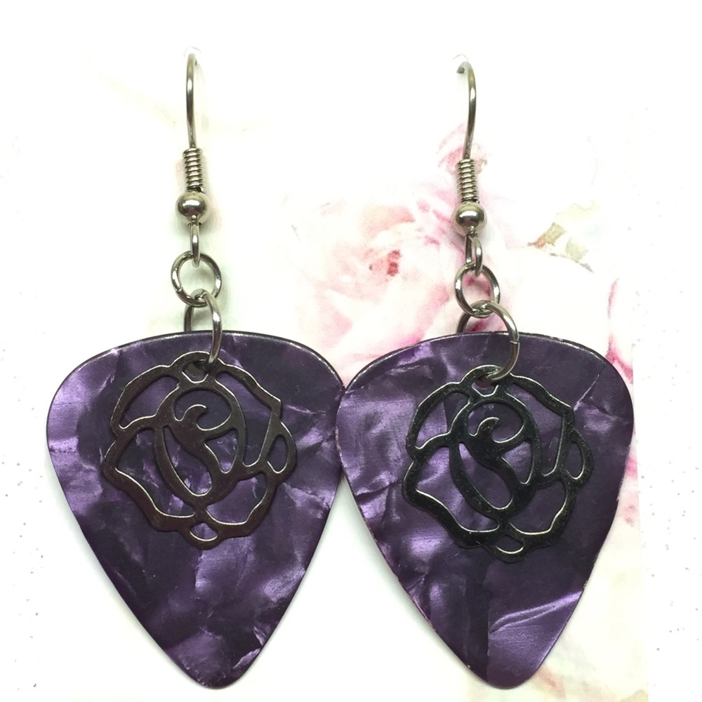 Rose Earrings NWT